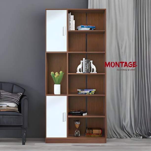 MONTAGE 1 Book Case/ Display Engineered Wood Free Standing Cabinet