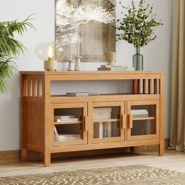 Wakefit Luka Solid Wood Free Standing Sideboard