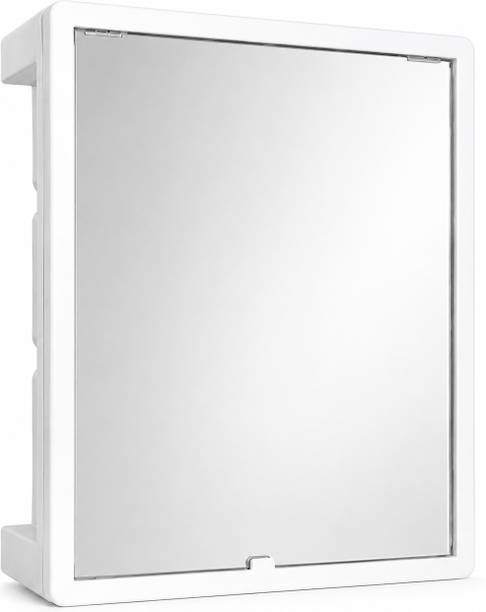 RAJ PLASTICS Smart Mirror Cabinet | 16X20 Inch | Wall Hanging |Multipurpose|Storage Cabinet| Plastic Wall Mount Cabinet