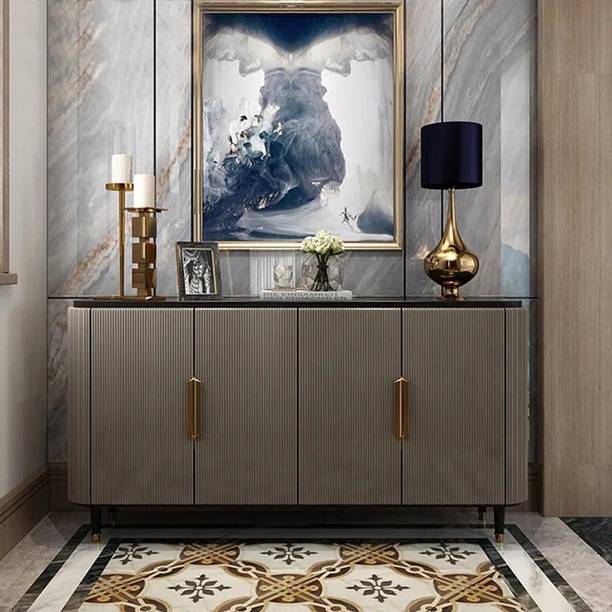 NG Decor Engineered Wood Free Standing Sideboard
