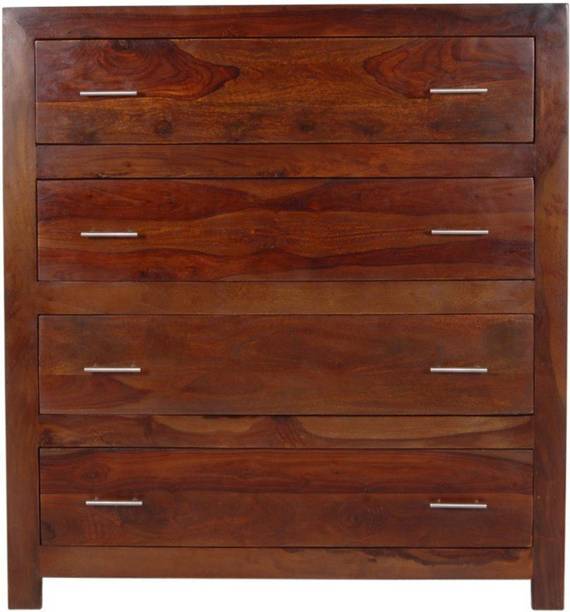 Made Wood Sheesham Wood Solid Wood Free Standing Chest of Drawers