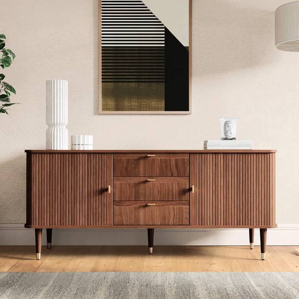 Quick Artsy Solid Wood Free Standing Sideboard