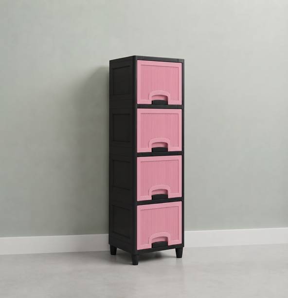 YASHODEEP PLASTIC Plastic Kitchen Storage Cupboard Organizer Plastic Free Standing Chest of Drawers