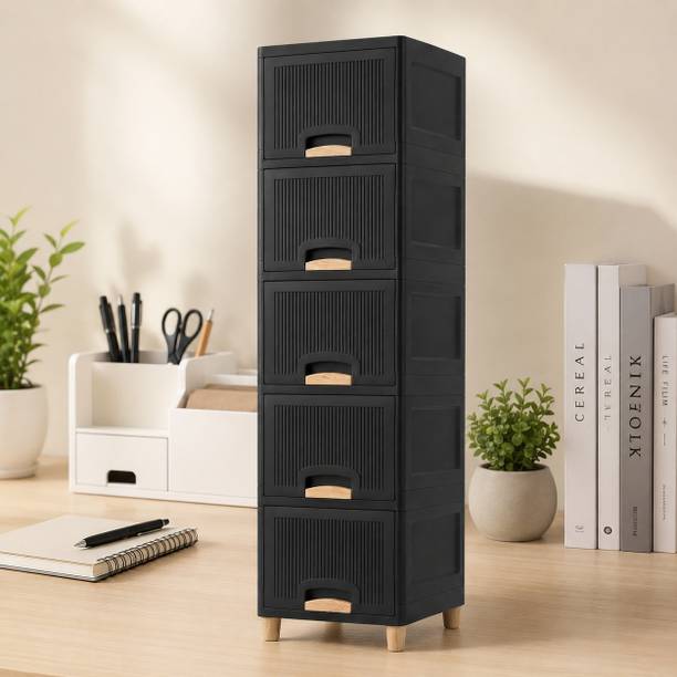 Viseman Tall Multi Purpose Balcony Cabinet for Gardening and Storage Needs Plastic Crockery Cabinet