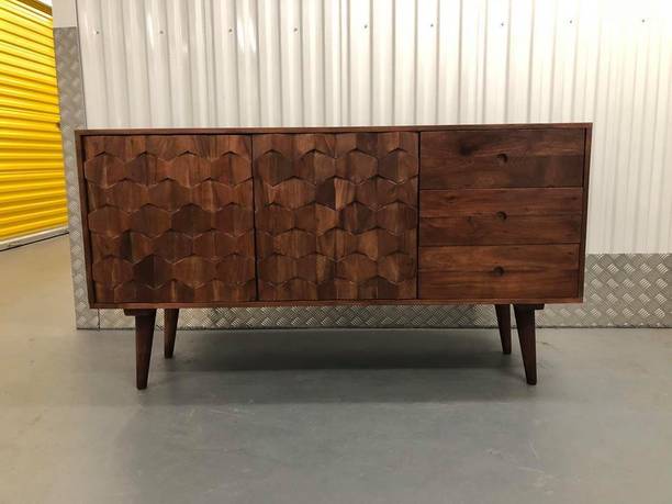 APRODZ Solid Wood Free Standing Sideboard