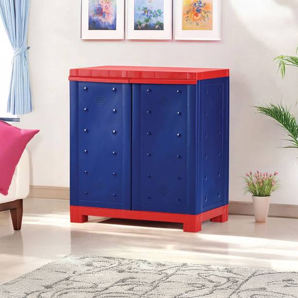 AVRO furniture STAR Multipurpose Almirah for Storage| Ideal for Shoes,Books,Clothes & KidsGoods Plastic Free Standing Cabinet