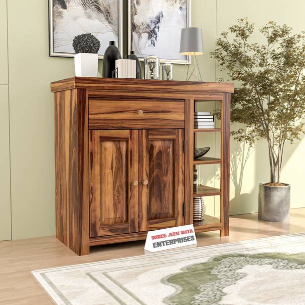 Shree Jeen Mata Enterprises Solid Sheesham Wood Cabinet Drawer For Living Room, Kitchen And Home Furniture Solid Wood Free Standing Chest of Drawers