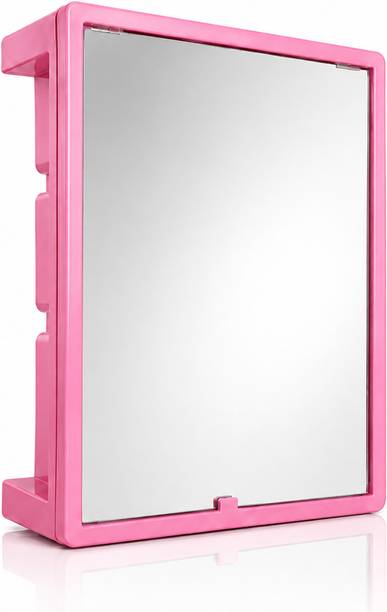 RAJ PLASTICS Mirror Cabinet | 16X20 Inch | Multipurpose Cabinet |Single Door|Storage Cabinet| Plastic Wall Mount Cabinet