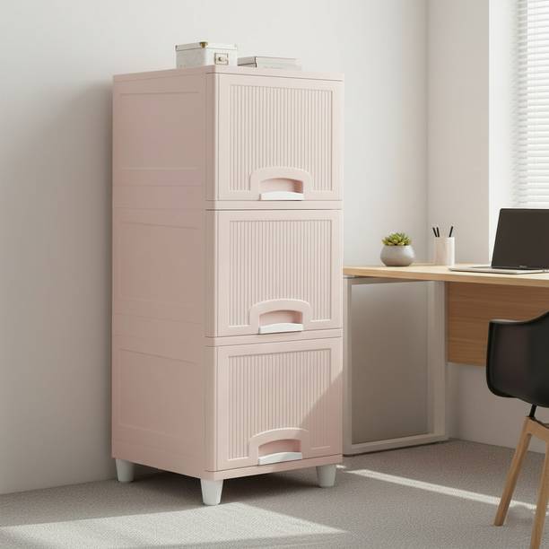 JAINPET Multipurpose storage organizer cabinet drawer with multi layer option Plastic Free Standing Cabinet