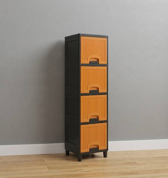YASHODEEP PLASTIC Plastic Kitchen Utility Storage Cupboard Plastic Free Standing Chest of Drawers