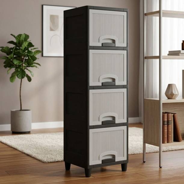 MAXTID Free Standing Multi-Layer Drawer Desk Organizer for Daily Use Plastic Free Standing Cabinet