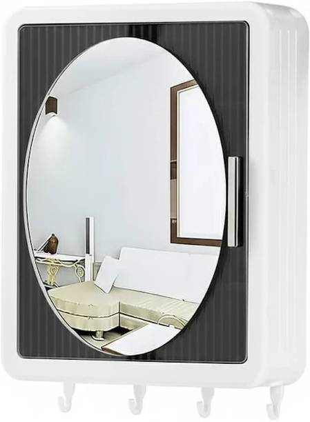 frozen wall mounted mirror cabinet Plastic Wall Shelf