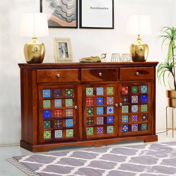 Flipkart Perfect Homes Rosewood ( Sheesham ) Solid Wood Free Standing Sideboard