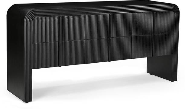 Fine Kraft INC Vintage Grace Solid Wood Arlo 6 Chest of Drawer for Living Room & Bedroom Solid Wood Free Standing Sideboard