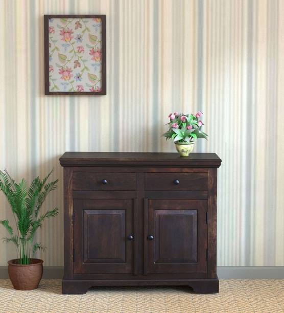 TRUE FURNITURE Sheesham ( Rosewood ) 4 Self And 2 Drawer Solid Wood Free Standing Sideboard