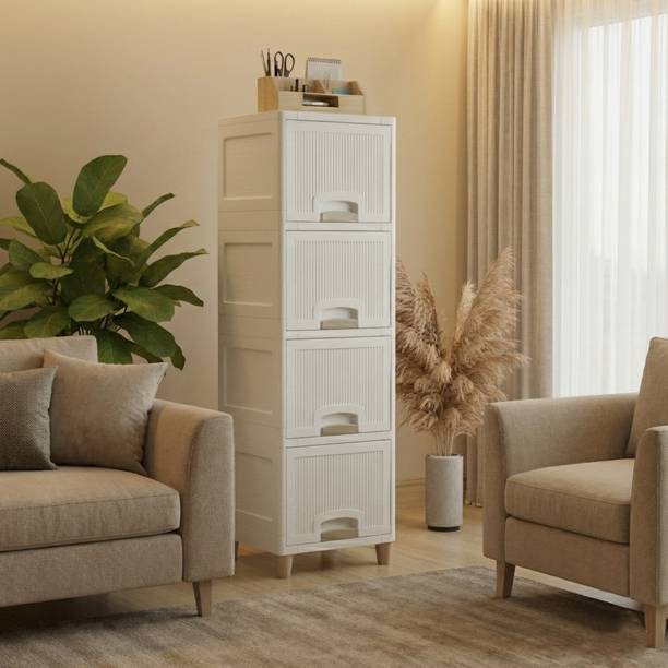 Surety for Safety Modular Cabinet for Bedroom, Office, Home Plastic Free Standing Cabinet