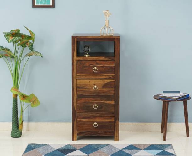 Woodefly Wooden Chest of Drawers for Storage Wooden Crockery Cabinet Drawer Storage Solid Wood Free Standing Chest of Drawers
