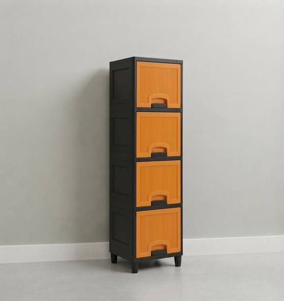 YASHODEEP PLASTIC Plastic Organizer Cupboard for Home and Kitchen Storage Plastic Free Standing Chest of Drawers