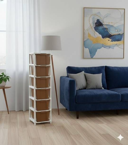 MAXTID multi layer drawer Storage Cabinet for Organized Vertical Storage Plastic Free Standing Cabinet