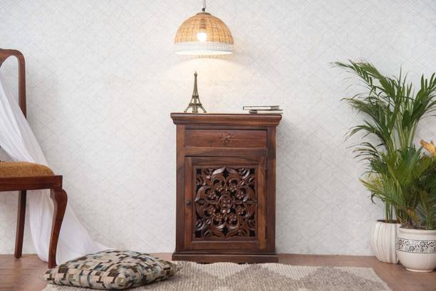 Furnishilp Solid Sheesham wood Sideboard For Living Dining Bedroom Solid Wood Free Standing Sideboard