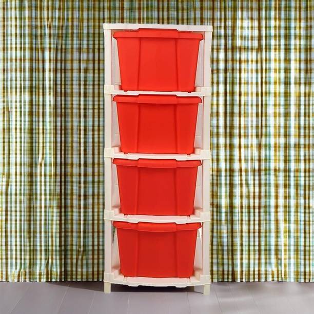 PALAK Plastic Free Standing Chest of Drawers