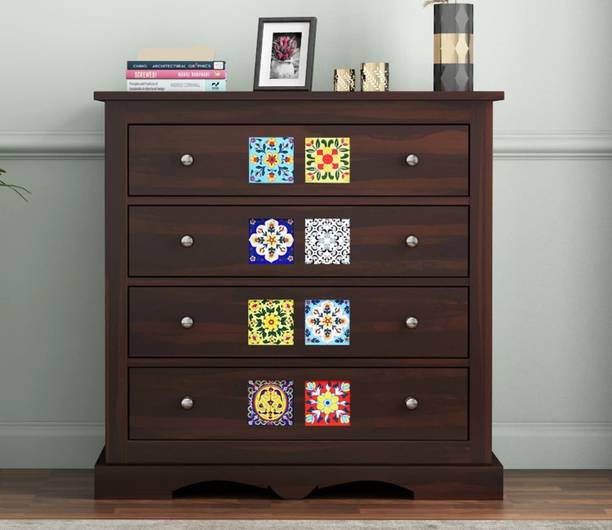 Credenza Chest of Drawers 5 for Living Room || Sideboard Cabinet Storage Solid Wood Free Standing Sideboard