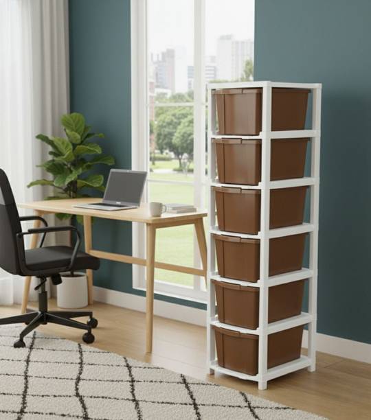 Viseman Cabinet for Home & Office Organization Plastic Free Standing Cabinet
