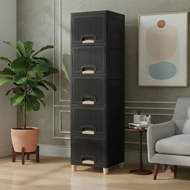 ASPPVTLTD Bedroom Drawer Organizer Cabinet Plastic Free Standing Cabinet