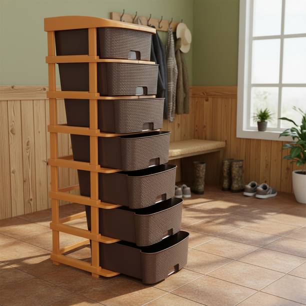 Viseman Cabinet for Home & Office Organization Plastic Free Standing Cabinet