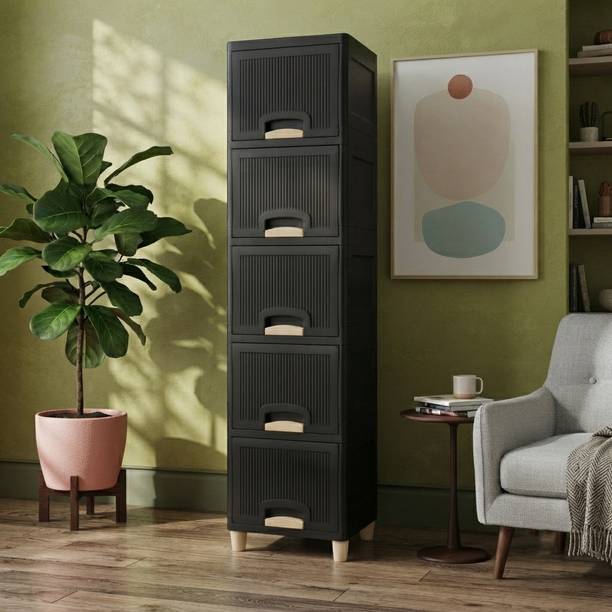 ASPPVTLTD Modern Minimalist Storage Cabinet Plastic Free Standing Cabinet