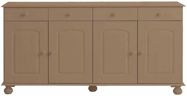 APRODZ Solid Wood Campinas Sideboard Storage Cabinet Solid Wood Free Standing Sideboard