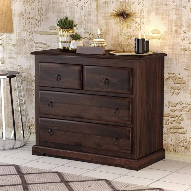 Devsignature Sheesham Wood Cabinet/Wooden sideboard cabinet/wooden drawer For Livingroom/Home Solid Wood Free Standing Cabinet
