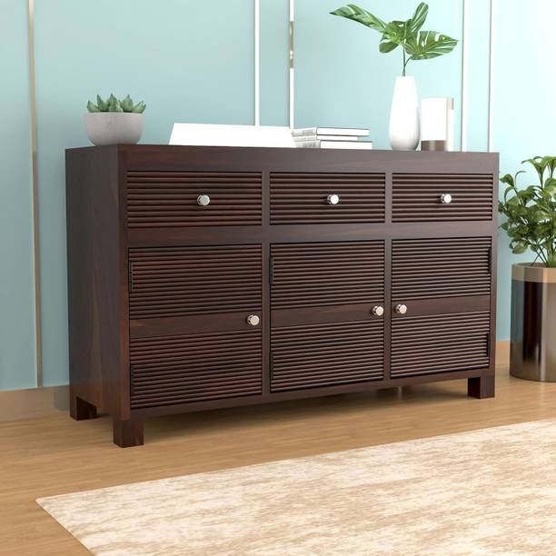 UNITEK FURNITURE Rosewood ( Sheesham ) Solid Wood Free Standing Sideboard