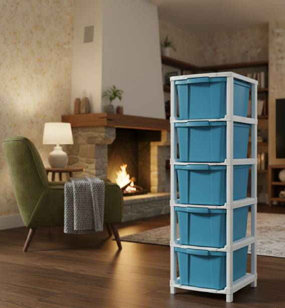 Viseman Cabinet for Home & Office Organization Plastic Free Standing Cabinet