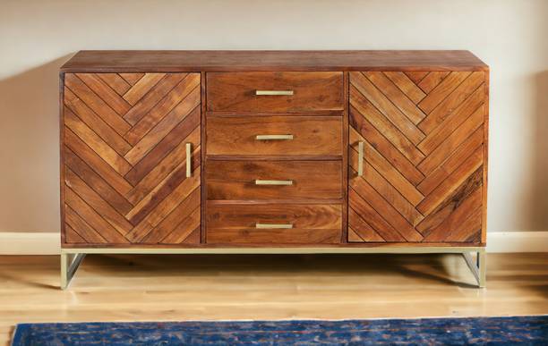 kraft bazaar Solid Wood Free Standing Sideboard