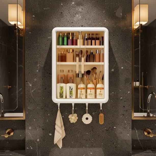 Guru Enterpise Bathroom Storage Cabinet Plastic Wall Mount Cabinet