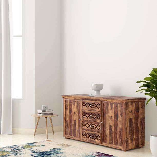 Rajgharana Sheesham Wood Sideboard Cabinet With storage For Living Room/Home Solid Wood Free Standing Chest of Drawers