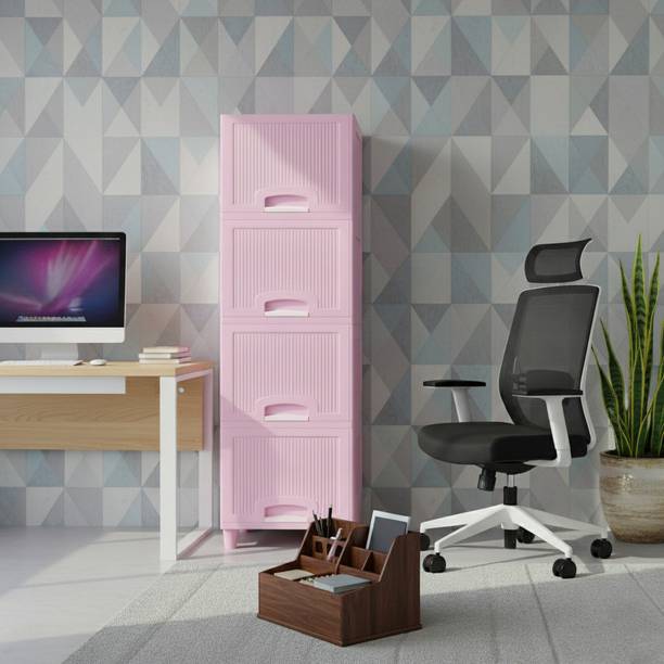 Surety for Safety Modular Cabinet for Bedroom, Office, Home Plastic Free Standing Cabinet