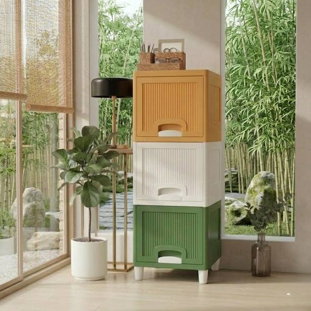 MAXTID Multi Layer Space Saving Drawer or Cabinet Plastic Free Standing Cabinet