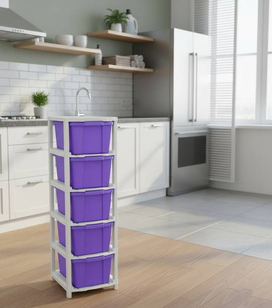 Scrub Daddy Compartments Plastic Modular Drawer Storage...