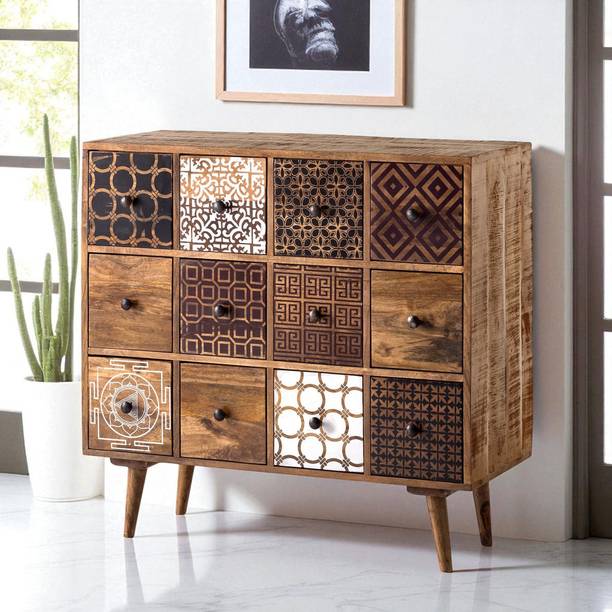 THE ATTIC Solid Wood Free Standing Chest of Drawers