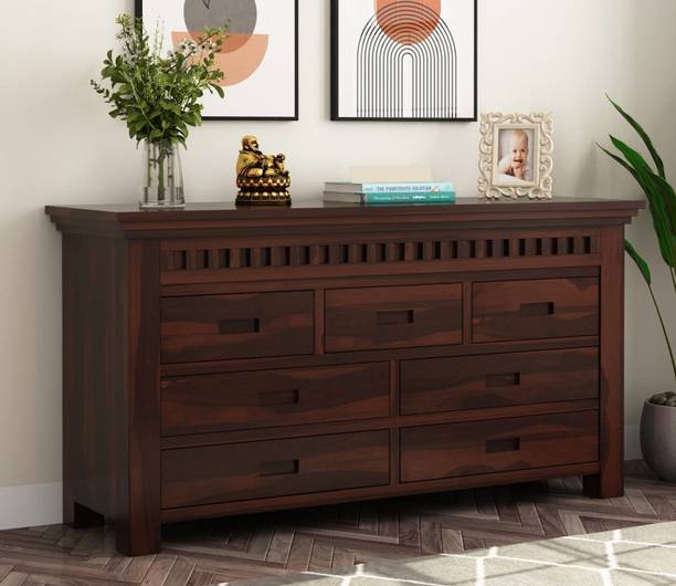 Credenza Drawer Chest of Drawers Wooden for Living Room and Bedroom Solid Wood Free Standing Chest of Drawers