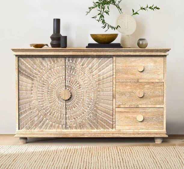 Quick Artsy Solid Wood Free Standing Cabinet