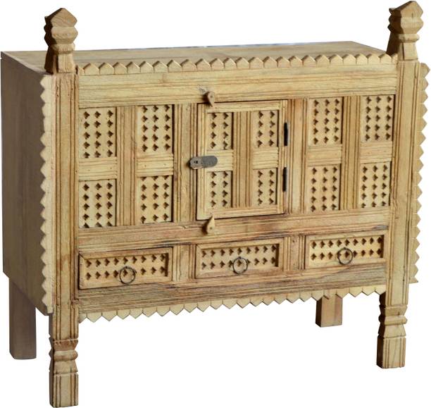 Saffron Wdn. Damcha Solid Wood Free Standing Cabinet