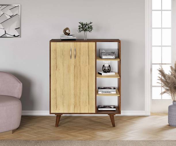 Flipkart Perfect Homes Omni 2 Cabinet Engineered Wood Free Standing Cabinet