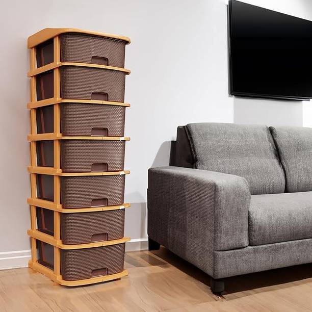 Mashur fab Plastic Free Standing Chest of Drawers