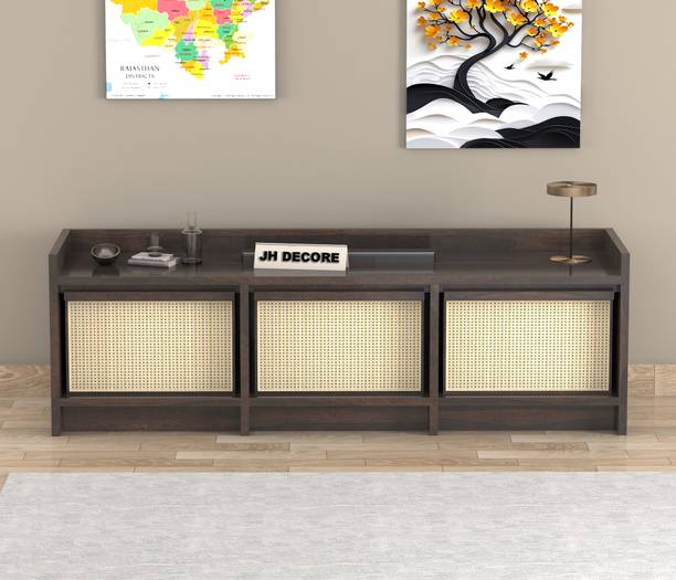 Jh Decore Solid Wood Sideboard/ Cabinet Drawer With Multi Storage Space For Living Room | Solid Wood Free Standing Sideboard