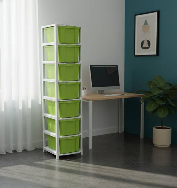 MAXTID Architect & Designer Remote Work Essential Modular Desk Side-Unit Plastic Free Standing Cabinet