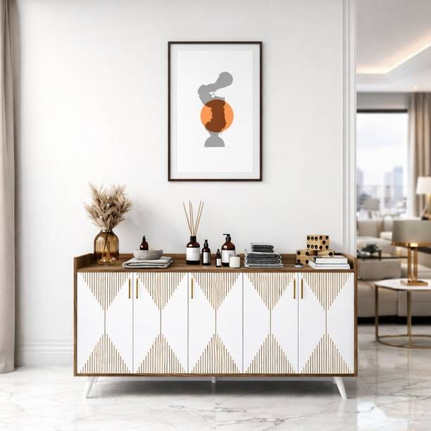 Spyder Craft Multipurpose Engineered Wood Storage Cabinet/ Console Table Engineered Wood Free Standing Sideboard