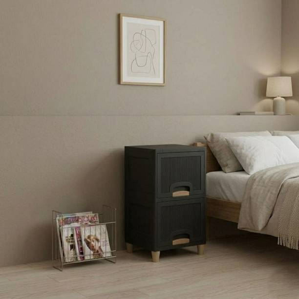 Surety for Safety Modular Cabinet for Bedroom, Office Plastic Free Standing Cabinet